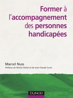 cover image of Former à l'accompagnement des personnes handicapées